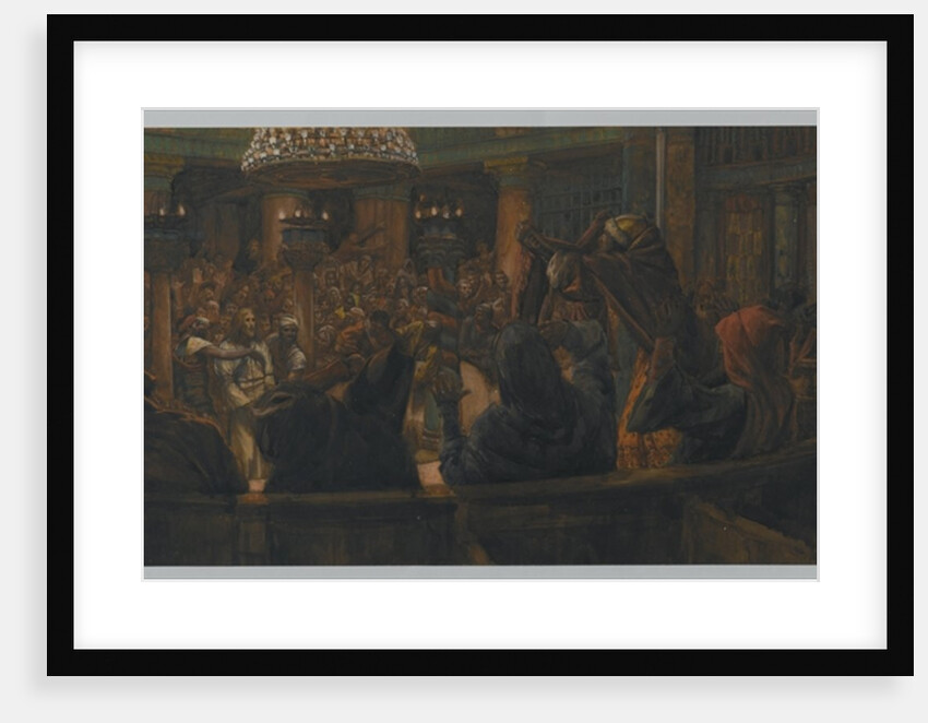 The Torn Cloak - Jesus Condemned to Death by the Jews by James Jacques Joseph Tissot