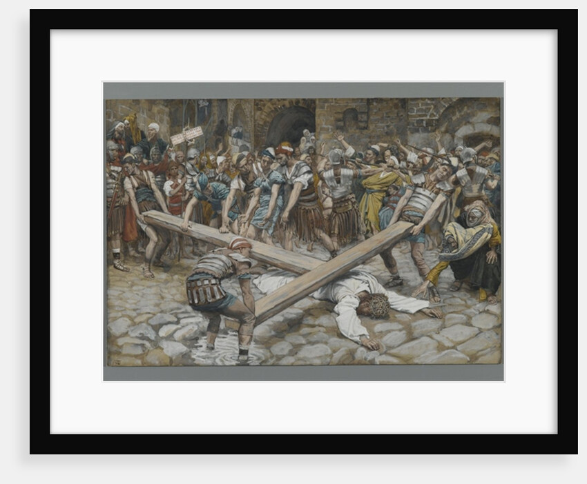 Simon the Cyrenian Compelled to Carry the Cross with Jesus, 1886-94 by James Jacques Joseph Tissot