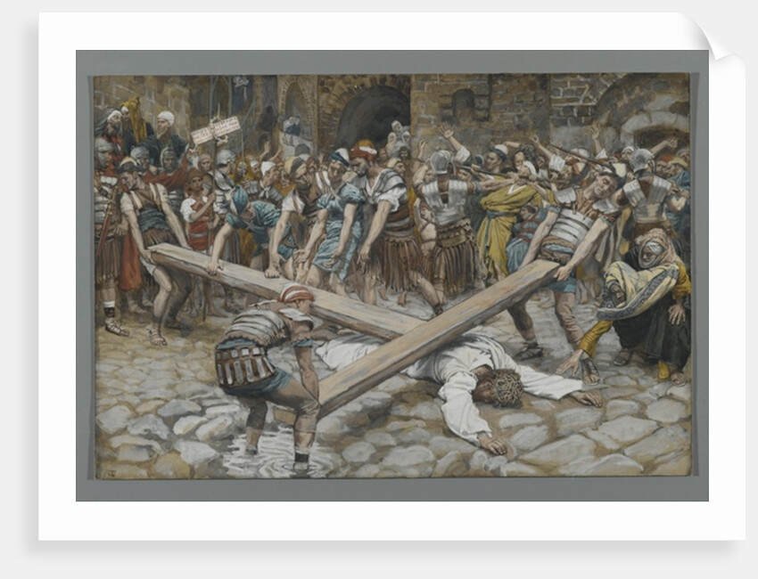 Simon the Cyrenian Compelled to Carry the Cross with Jesus, 1886-94 by James Jacques Joseph Tissot