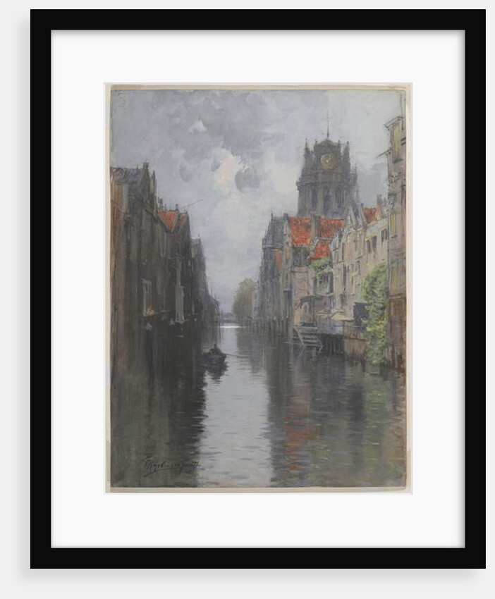 Behind the Groote Kirk, Dordrecht, c.1880s by Francis Hopkinson Smith