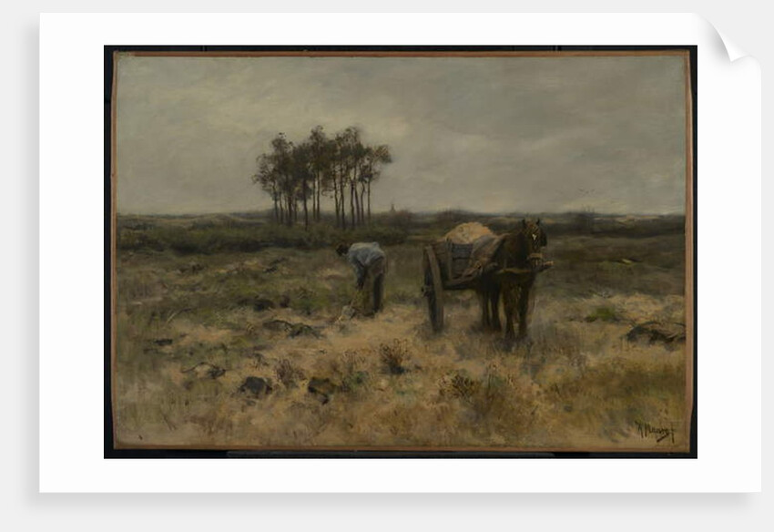 Digging Sand, or The Sand Cart, c.1875 by Anton Mauve