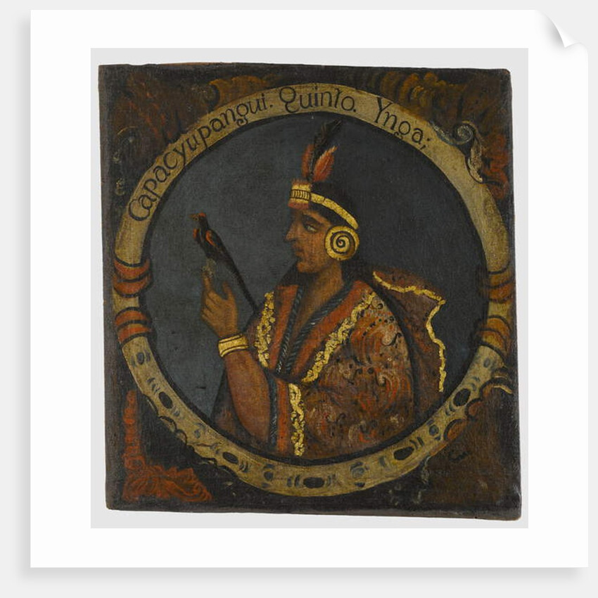 Capac Yupanqui, Fifth Inca King, mid 18th century by School Peruvian