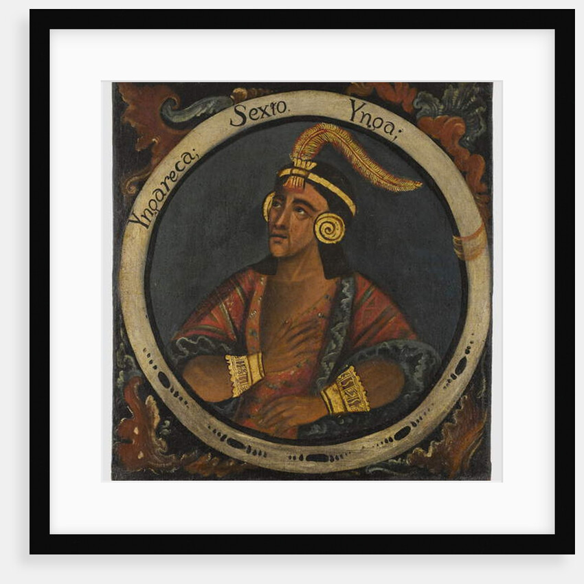 Inca Roca, Sixth Inca King, mid 18th century by School Peruvian