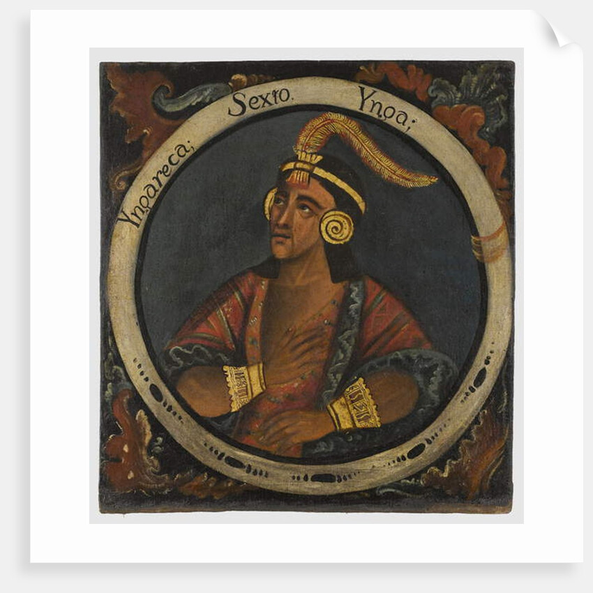 Inca Roca, Sixth Inca King, mid 18th century by School Peruvian