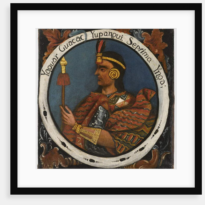 Yahuar Huacac Yupanqui, Seventh Inca King, mid 18th century by School Peruvian
