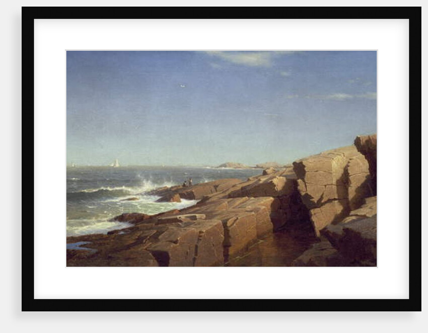 Rocks at Nahant, 1864 by William Stanley Haseltine