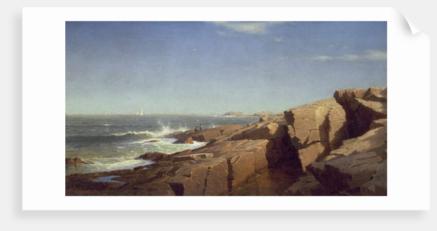 Rocks at Nahant, 1864 by William Stanley Haseltine