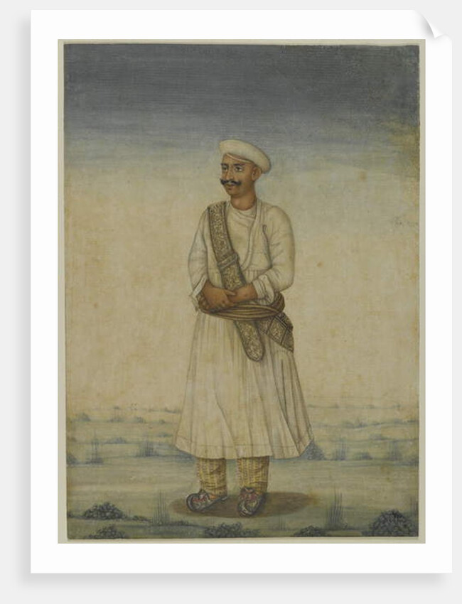 Portrait of a Man by Indian School