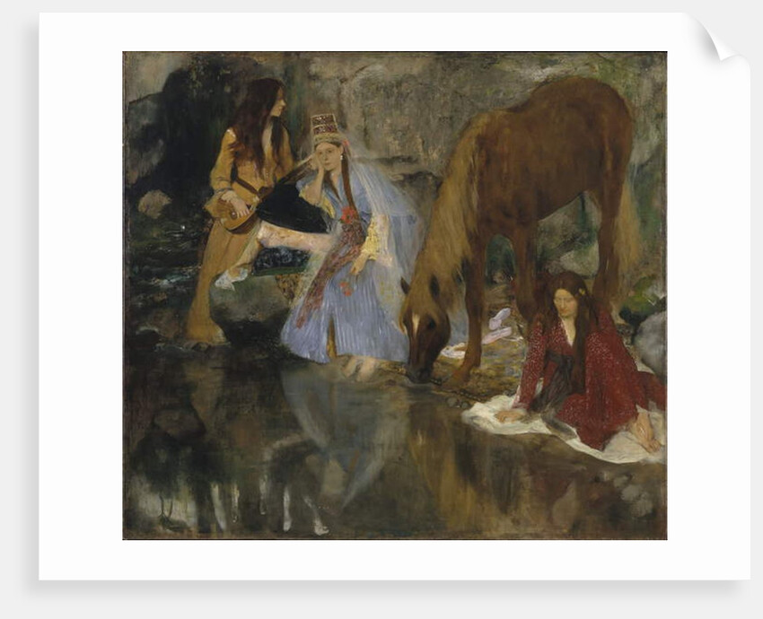 Portrait of Mlle Fiocre in the Ballet 'La Source', c.1867-68 by Edgar Degas