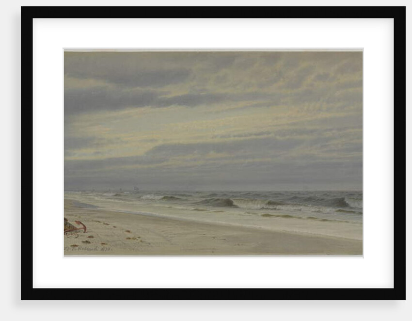 Beach Scene with Barrel and Anchor, 1870 by William Trost Richards