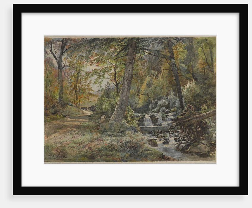 Landscape with Stream and Road, Chester County, c.1886 by William Trost Richards