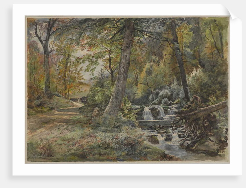 Landscape with Stream and Road, Chester County, c.1886 by William Trost Richards