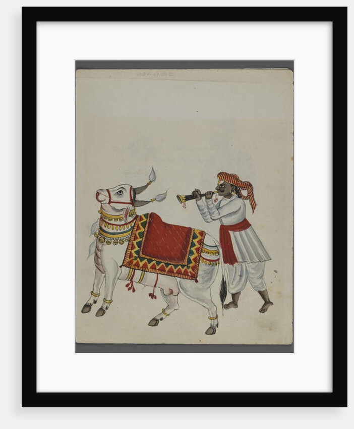 One of a set of nine images showing Indians in different professions by Indian School