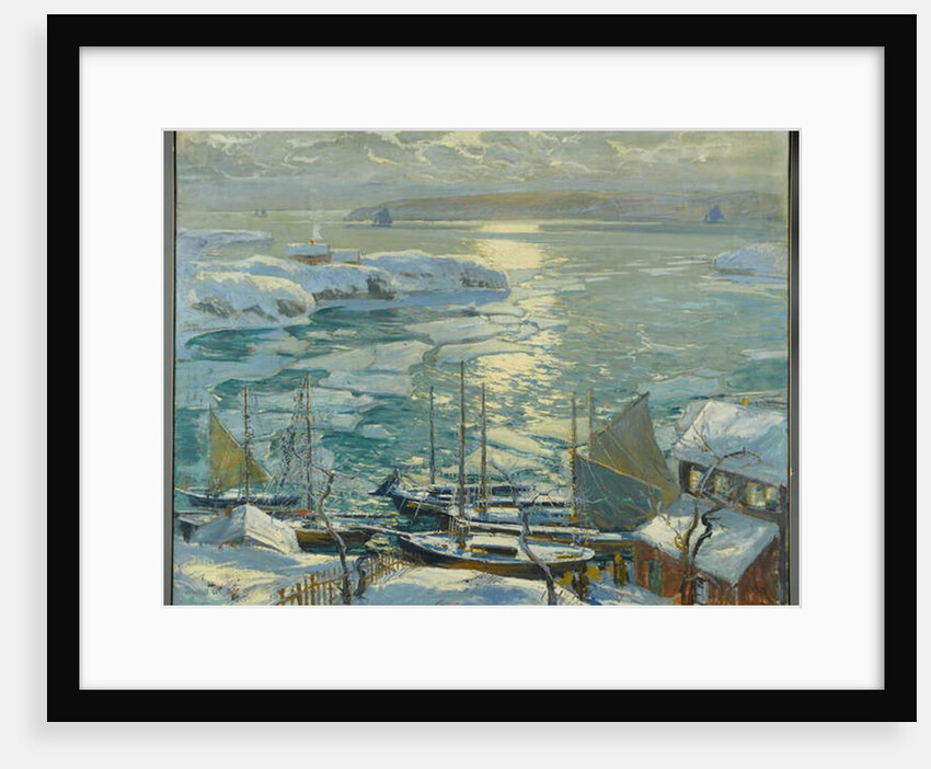 The Old Ships Draw to Home Again, 1920 by Jonas Lie