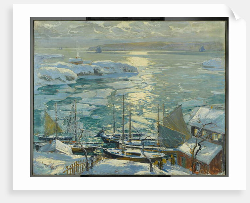 The Old Ships Draw to Home Again, 1920 by Jonas Lie