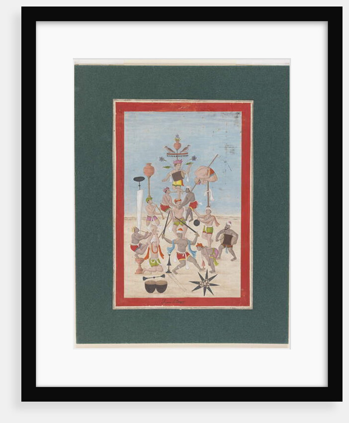 Miniature painting, c.1810 by Indian School