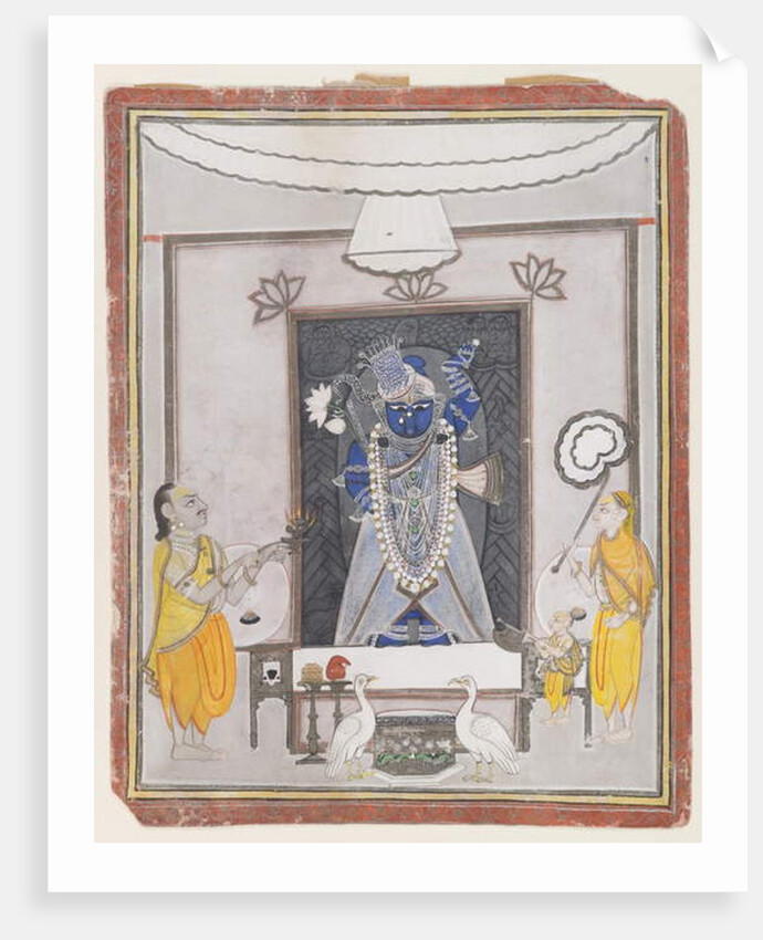 Worship of Shrinathaji by Indian School