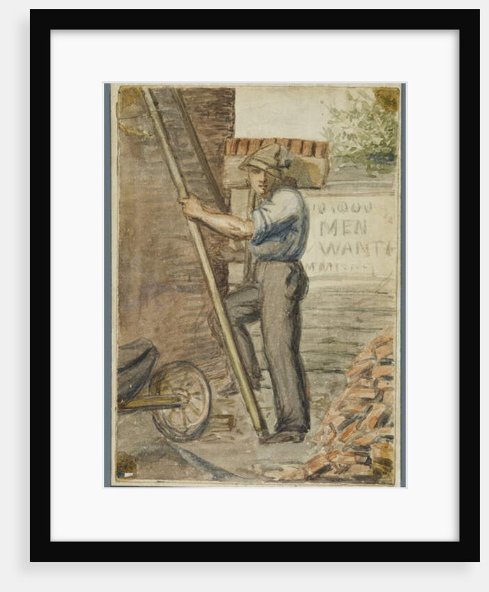 Brick Layer, 1864 by Karl L.H. Mueller