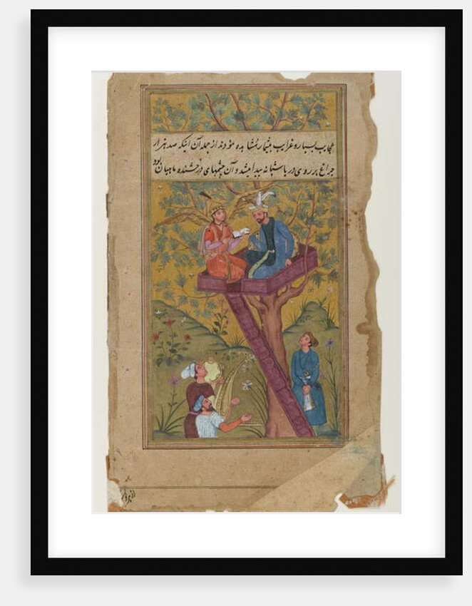 Mughal Miniature Painting, c.1600 by Mughal School