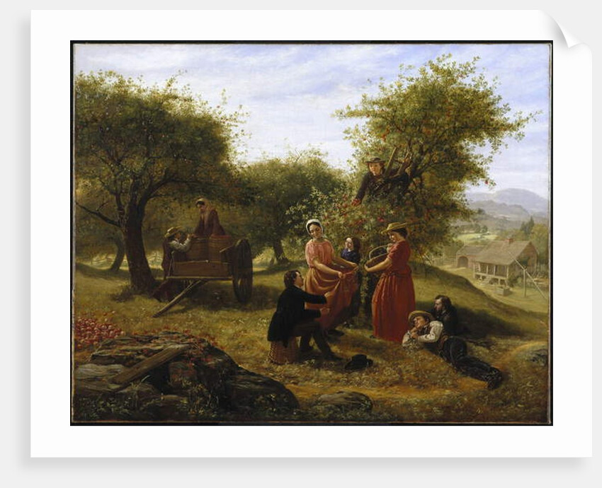 Apple Gathering, 1856 by Jerome Thompson