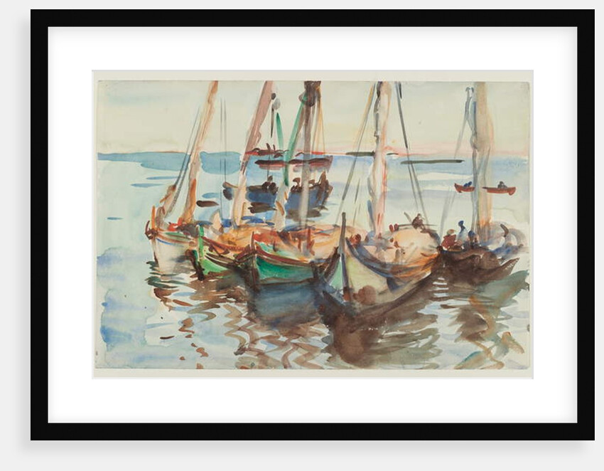 Portuguese Boats, c.1902-03 by John Singer Sargent