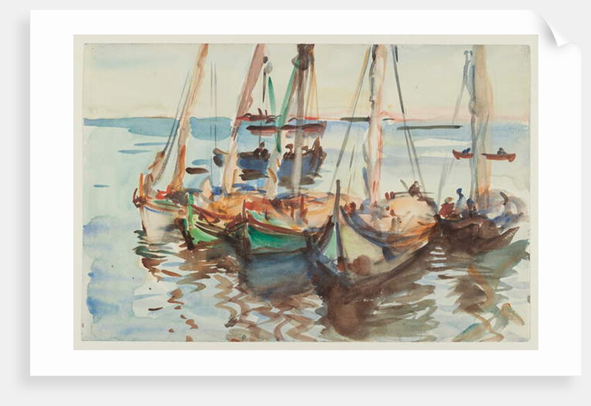 Portuguese Boats, c.1902-03 by John Singer Sargent