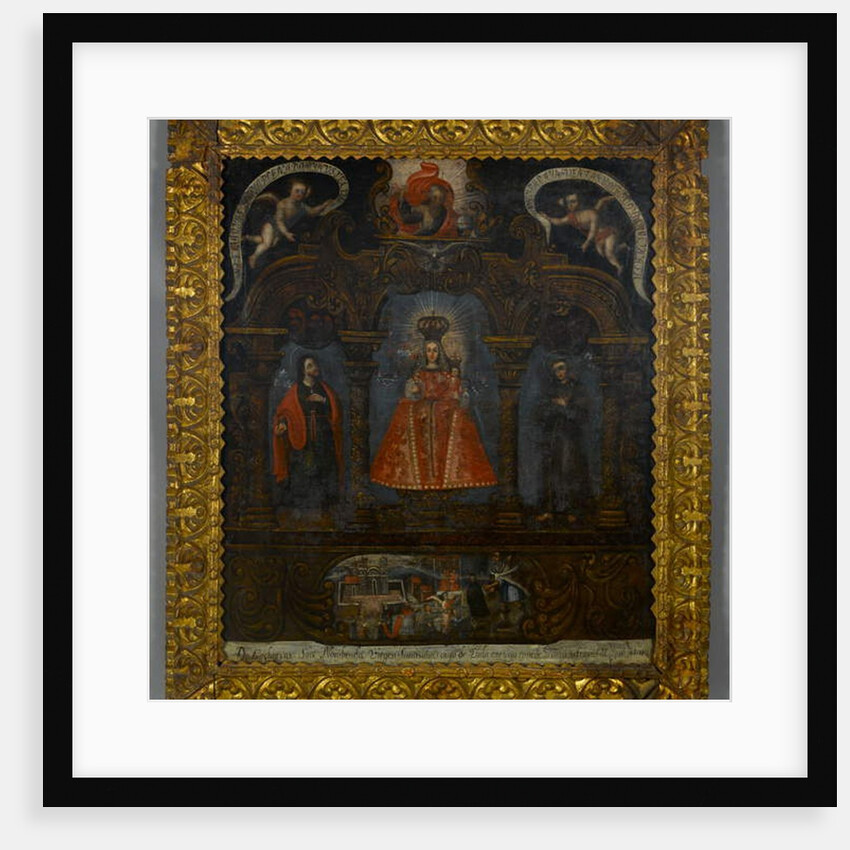 Our Lady of Cocharcas on the Altar, Arequipa by School Peruvian