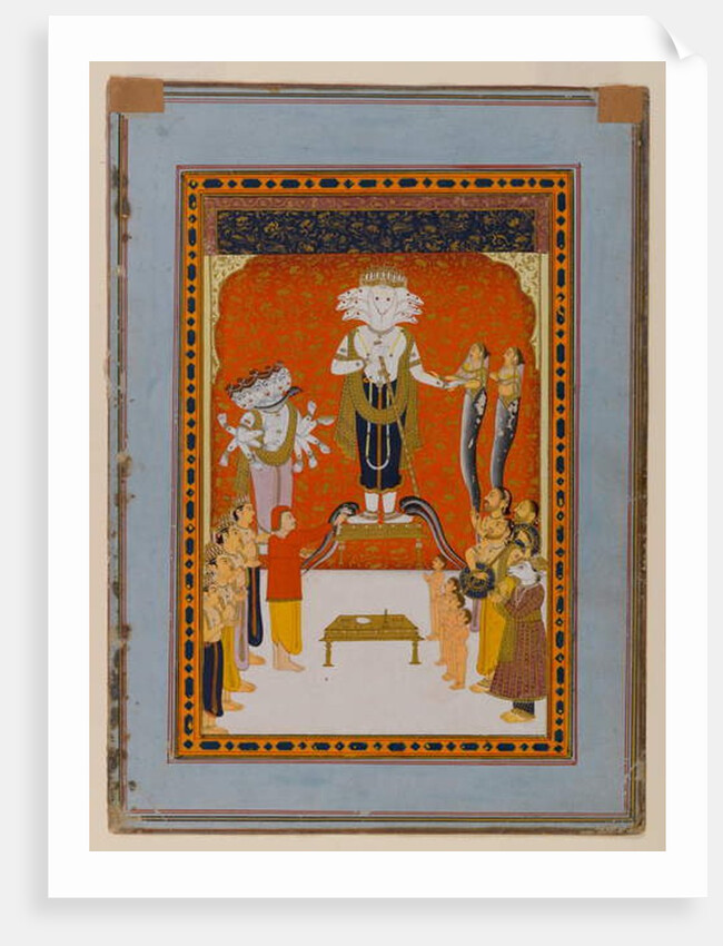 Devotions to Nagadevata, Rajasthan, c.1790 by Indian School