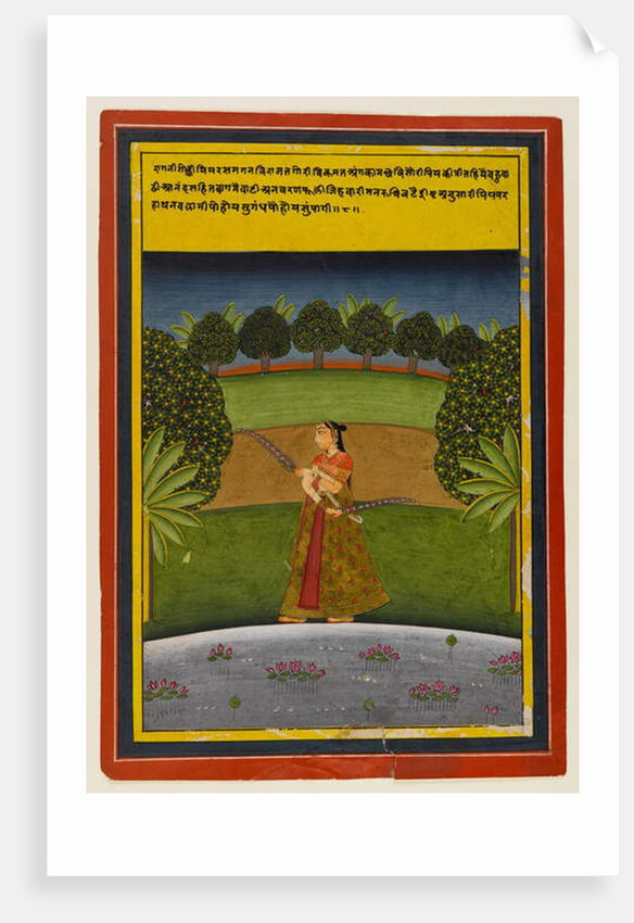 A Nayika awaits her lover, c.1700-25 by Indian School