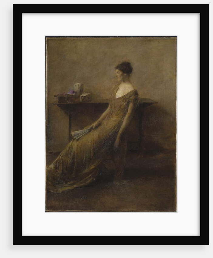 Lady in Gold, c.1912 by Thomas Wilmer Dewing