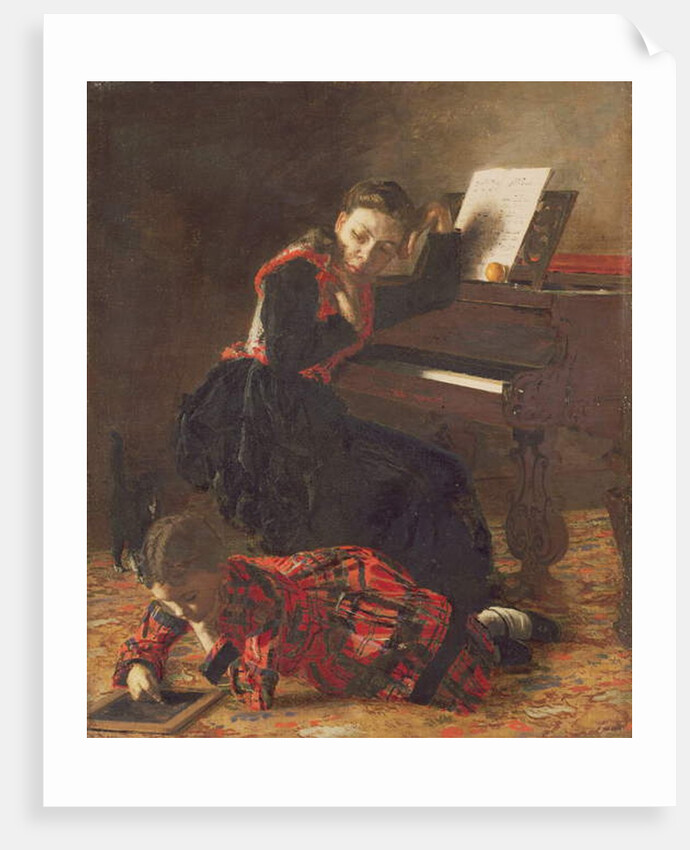 Home scene, c.1870-71 by Thomas Cowperthwait Eakins