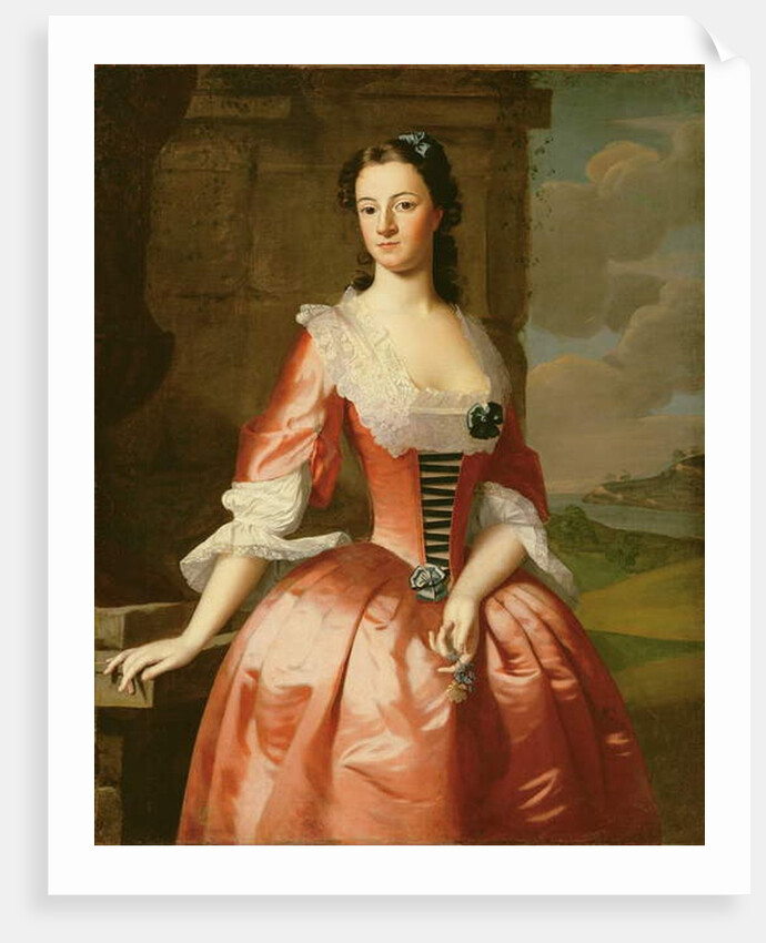 Portrait of a Mrs John Vinal 1748 by Robert Feke