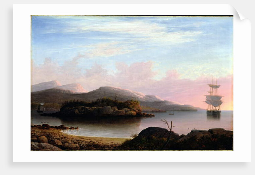 Off Mount Desert Island, 1856 by Fitz Henry Lane