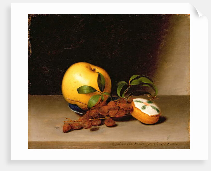 Still life with cake, 1822n(oil on canvas) by Raphaelle Peale