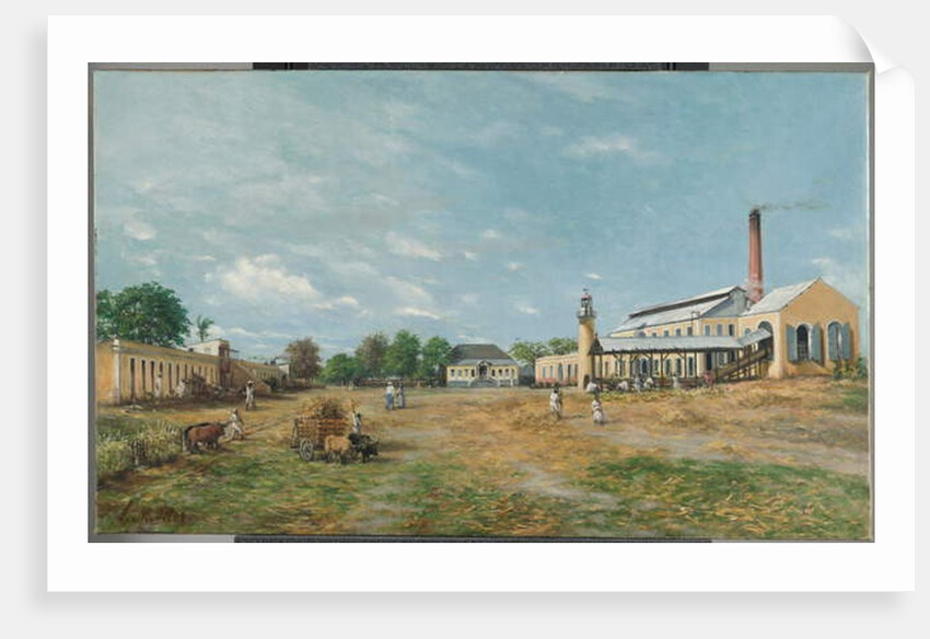 Hacienda La Fortuna, 1885 by Francisco Oller