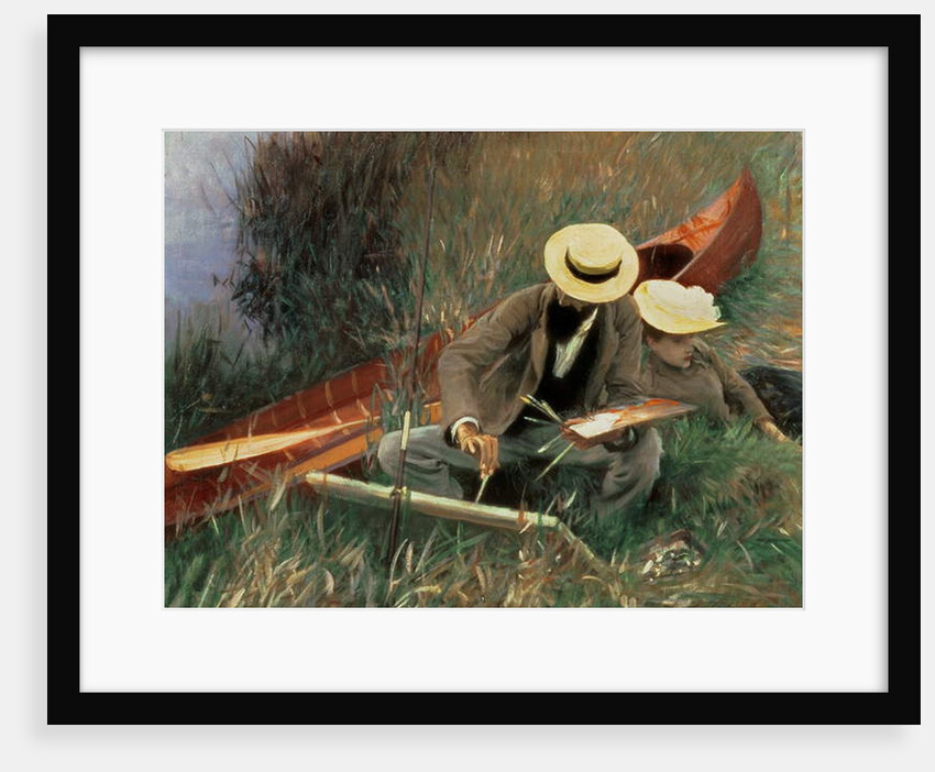 Paul Helleu Sketching his Wife, 1889 by John Singer Sargent