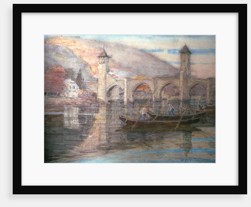 Pont Valentre, Cahors by William Holt Yates Titcomb