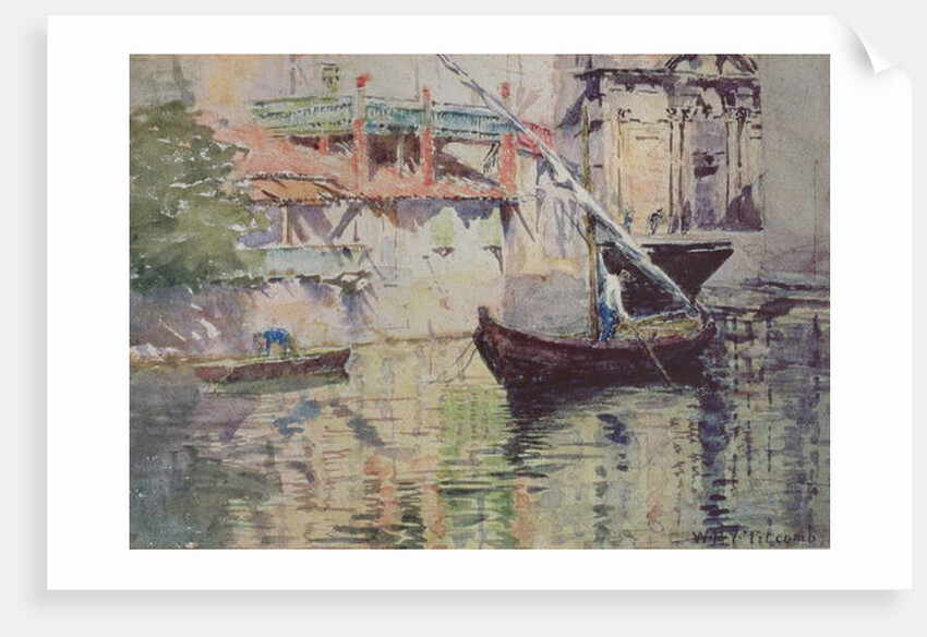 A Side Canal, Venice by William Holt Yates Titcomb