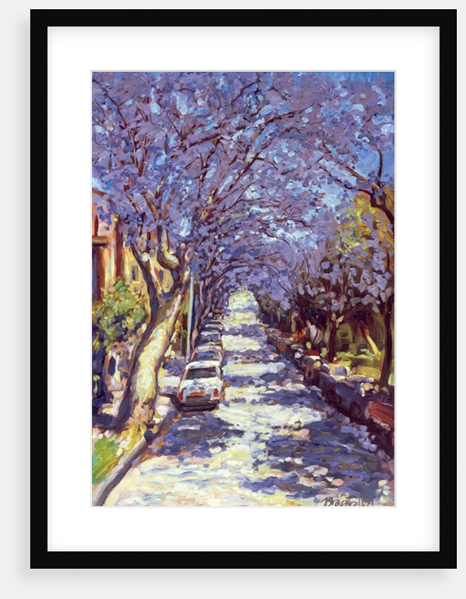 North Sydney Jacaranda, 1990 by Ted Blackall