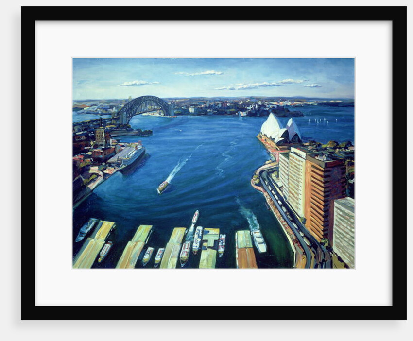 Sydney Harbour, PM, 1995 by Ted Blackall