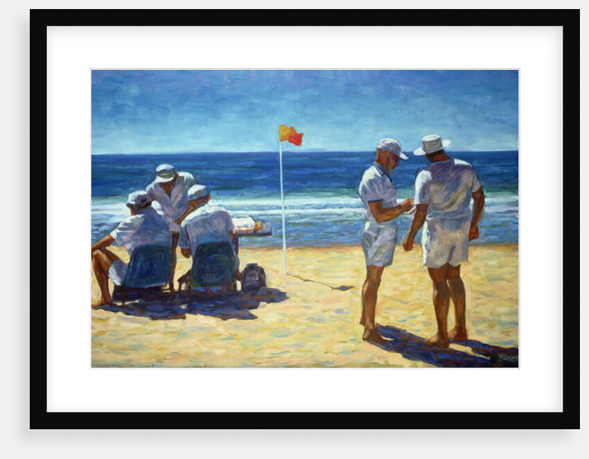 Judges at the Lifesaving Carnival, 1993 by Ted Blackall