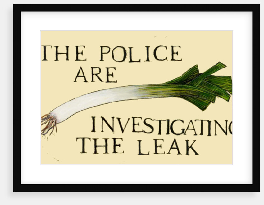 The police are investigating the leak by Sarah Thompson-Engels