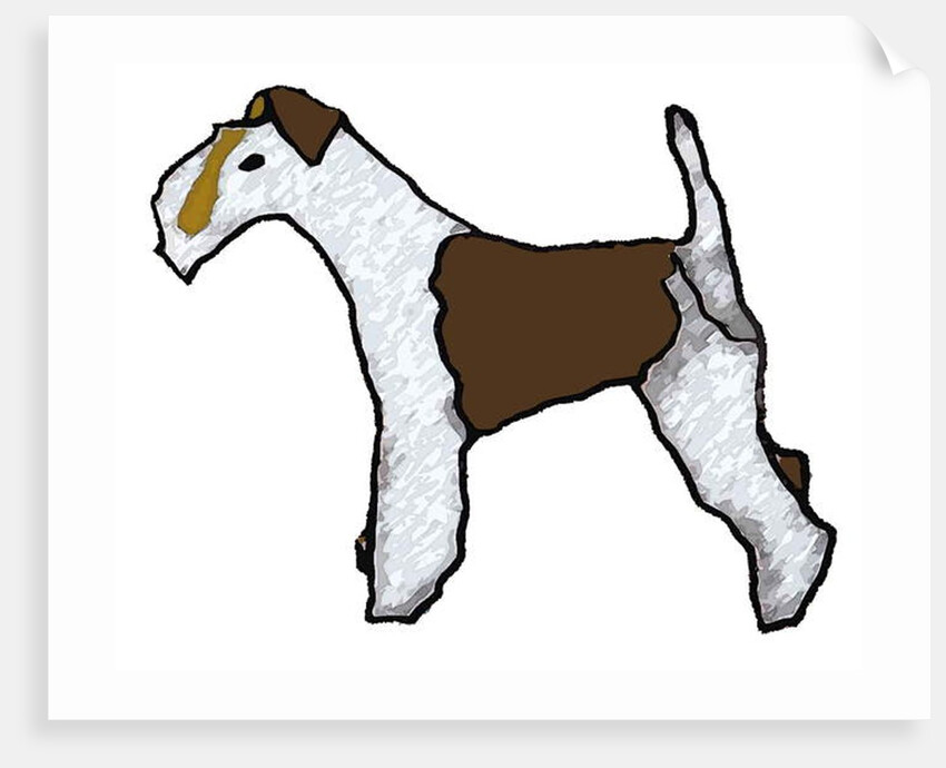 Fox terrier, 2016 by Sarah Thompson-Engels