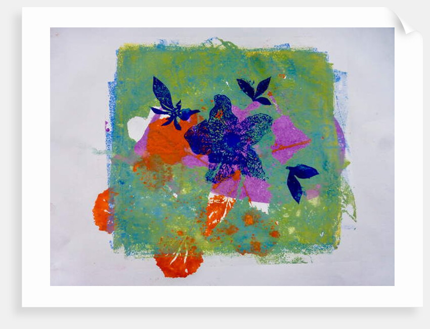 Blue flower, 2019 by Sarah Thompson-Engels