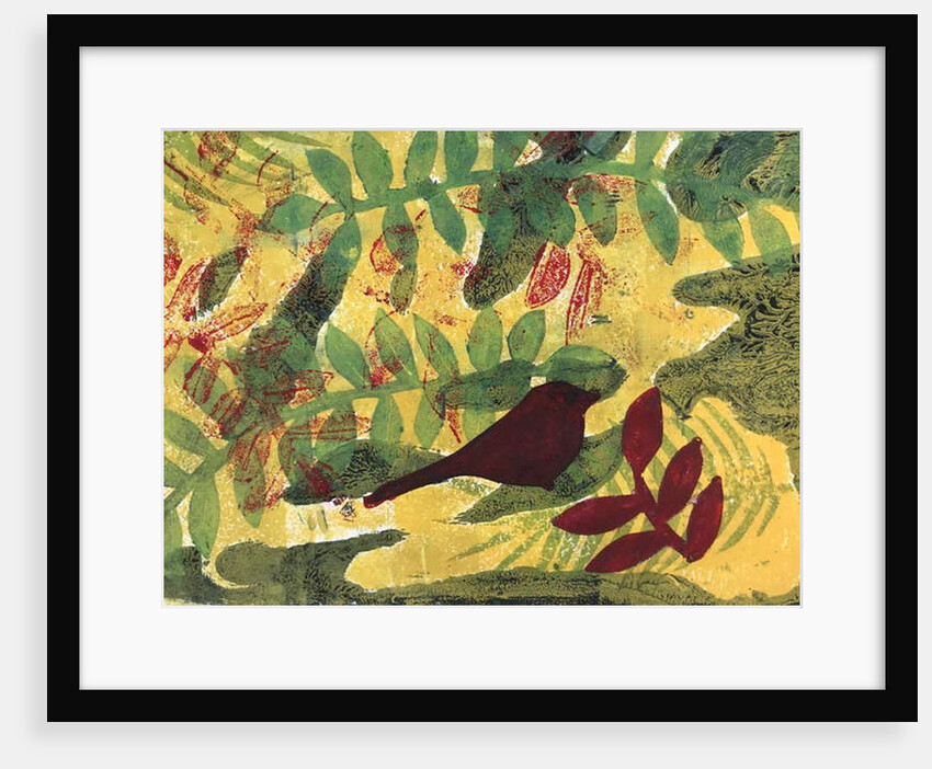 Yellow ochre botanical, 2018 by Sarah Thompson-Engels