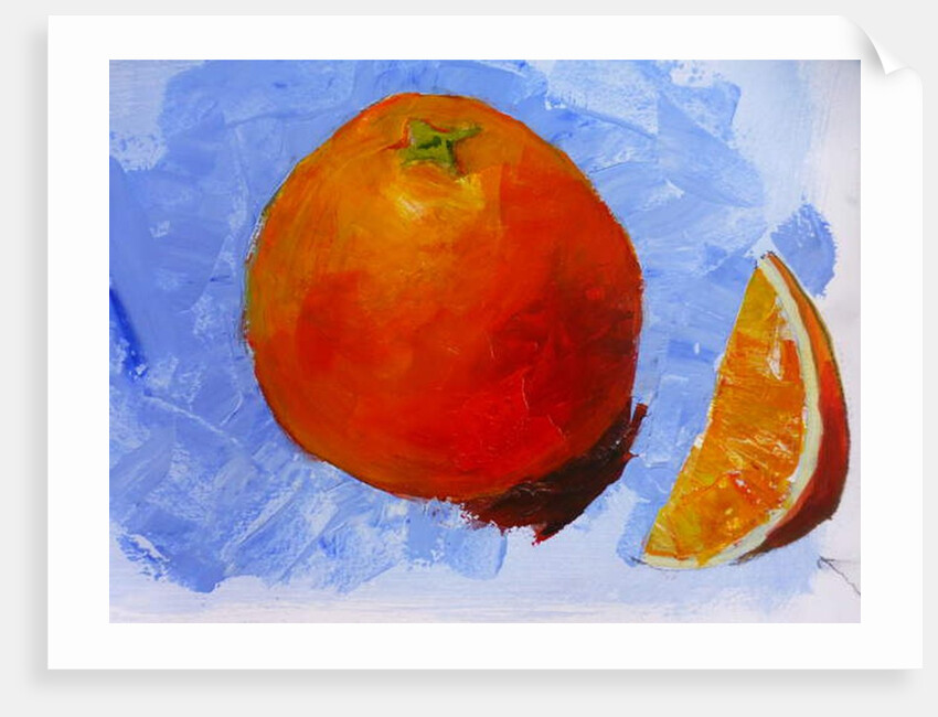 Orange and slice, 2019 by Sarah Thompson-Engels