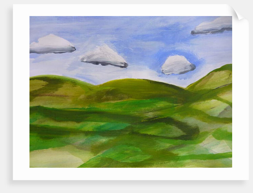 Green hills, 2019 by Sarah Thompson-Engels
