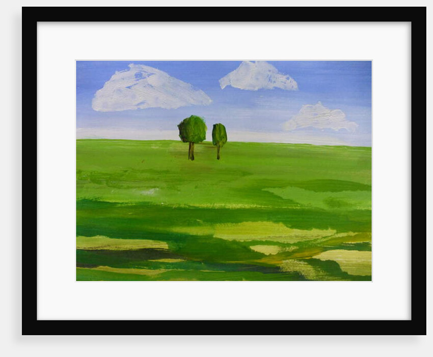 Two trees, 2019 by Sarah Thompson-Engels