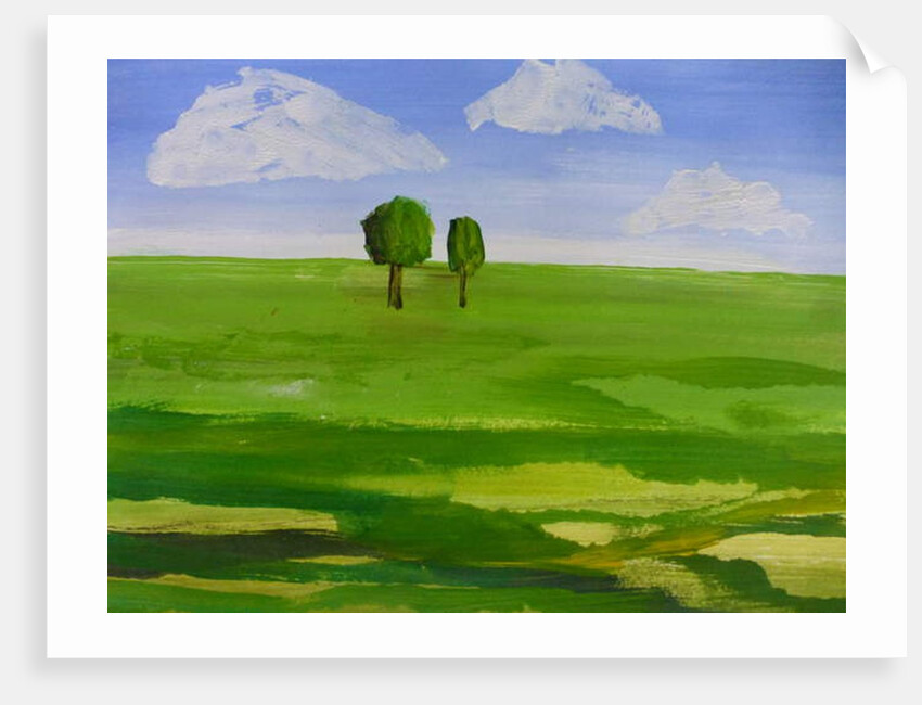 Two trees, 2019 by Sarah Thompson-Engels