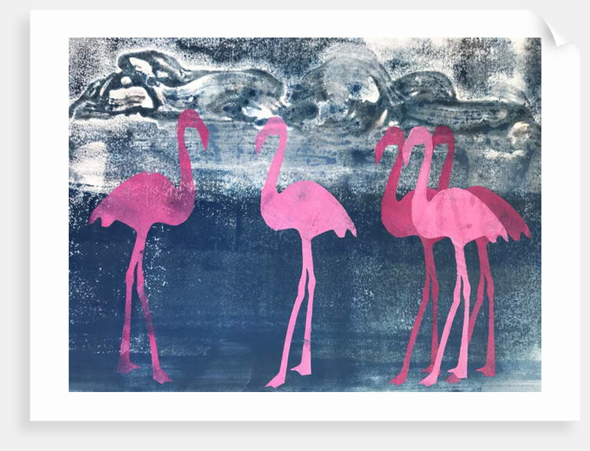 Flamingos, 2019 by Sarah Thompson-Engels